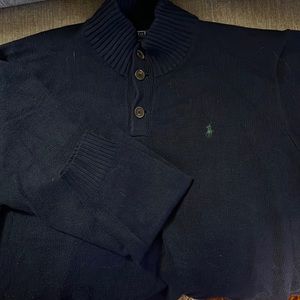 Polo button up sweater
